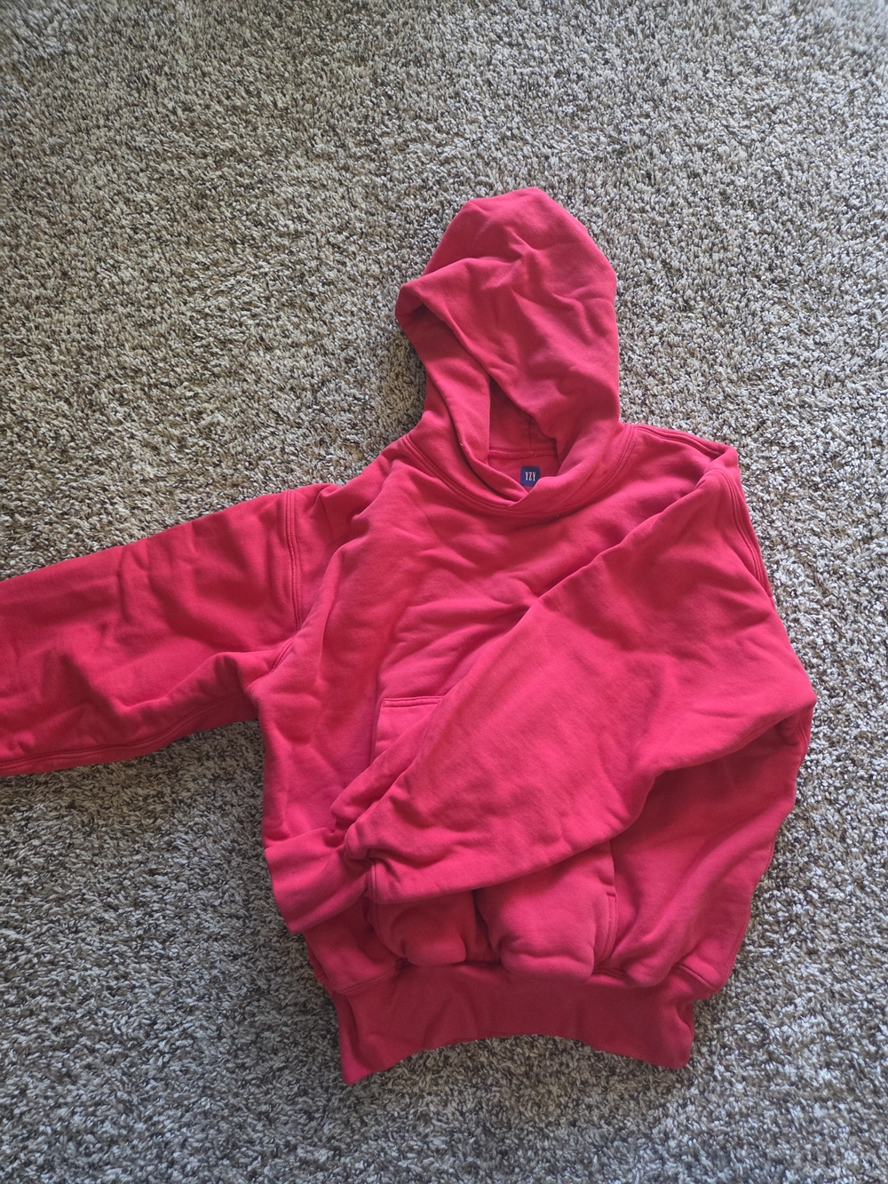 GAP × YEEZY Red Hoodie Sweatshirt
